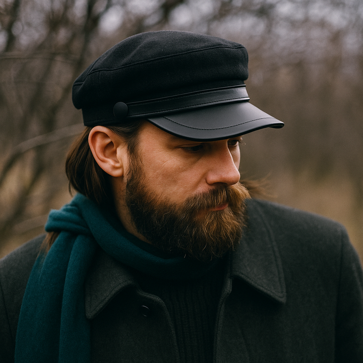 Zivko | Baker Boy Cap Brown Curved Brim