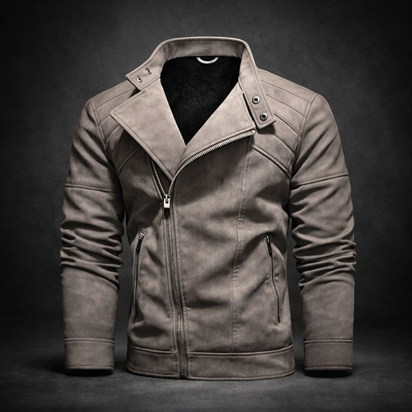 Jure | Leather Jacket With Zipper
