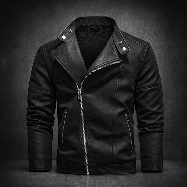 Jure | Leather Jacket With Zipper