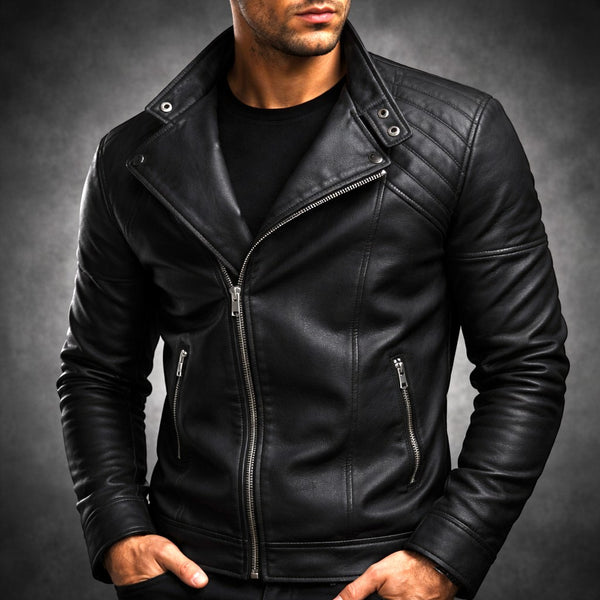 Jure | Leather Jacket With Zipper