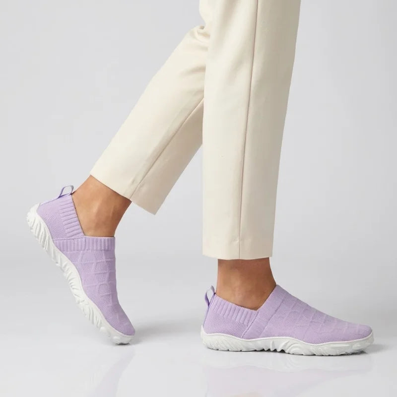 Jessie | Knit Slip-On Trainers with Drawstring Closure
