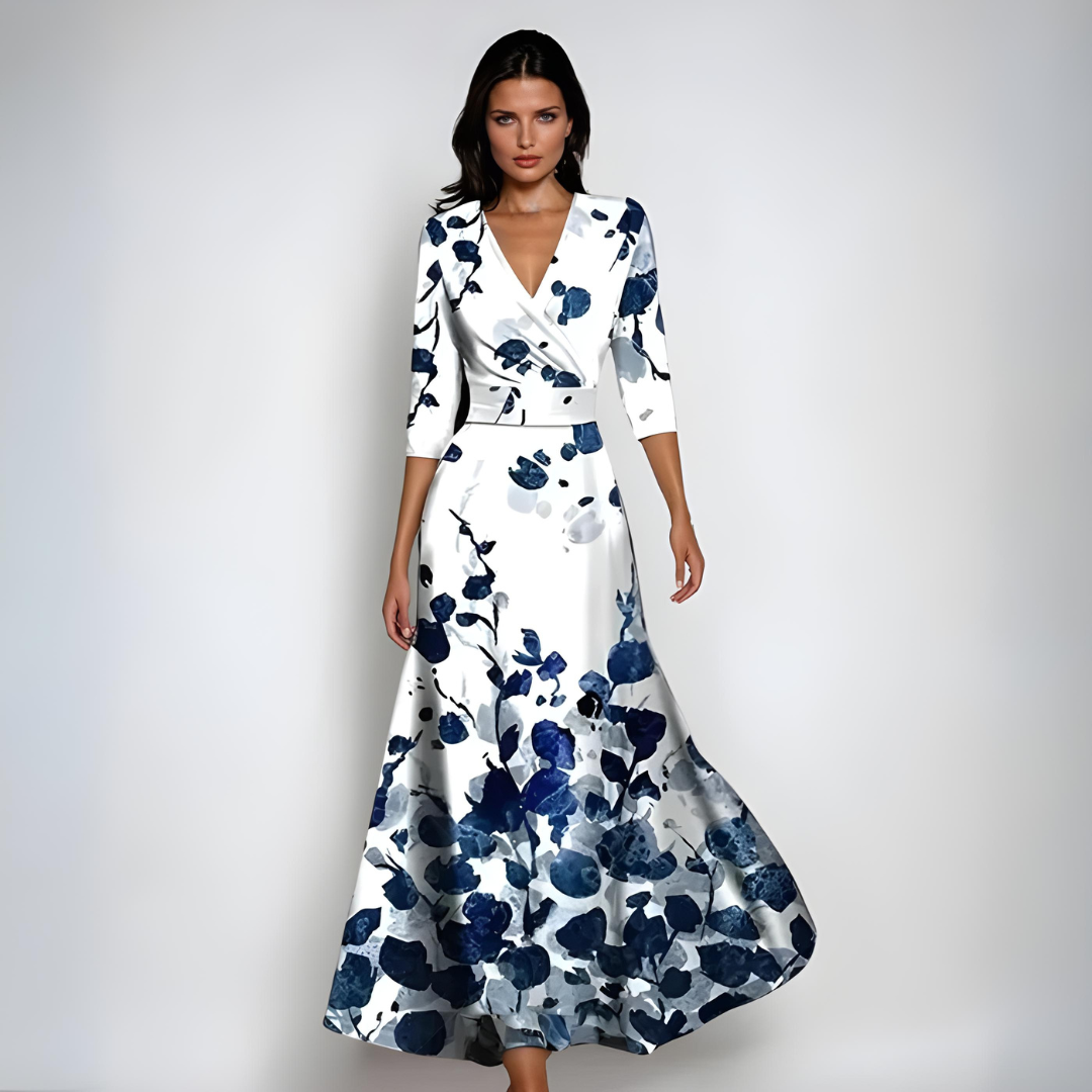 Annemiek | Floral Wrap Maxi Dress