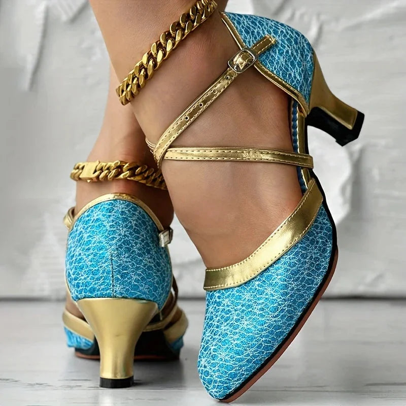 Taleia | Mary Jane Low Heel Strap Shoes