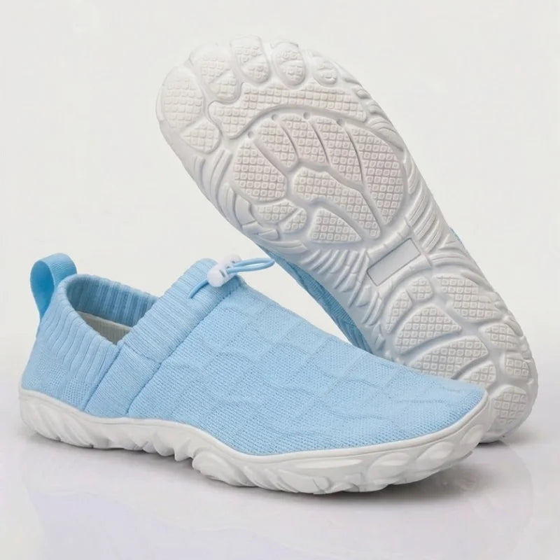 Jessie | Knit Slip-On Trainers with Drawstring Closure