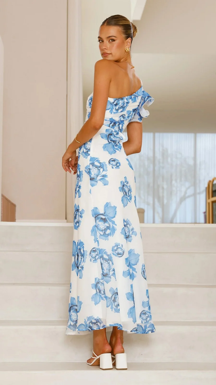 Dorothy | Floral One Shoulder Maxi Dress