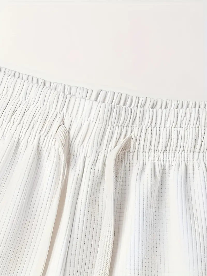 Freire | Waffle Knit T-Shirt Short Co-ord Set