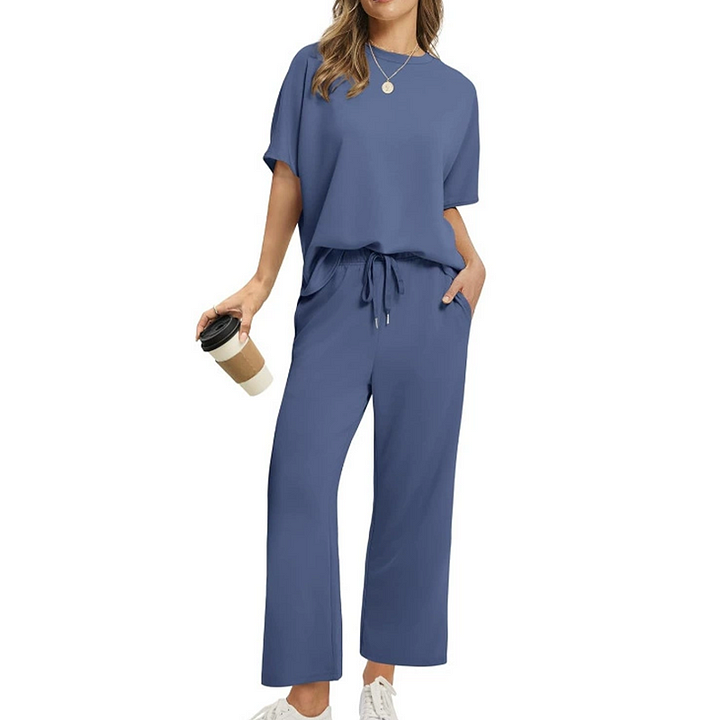 Shirona | Wide Leg Top and Trouser Set