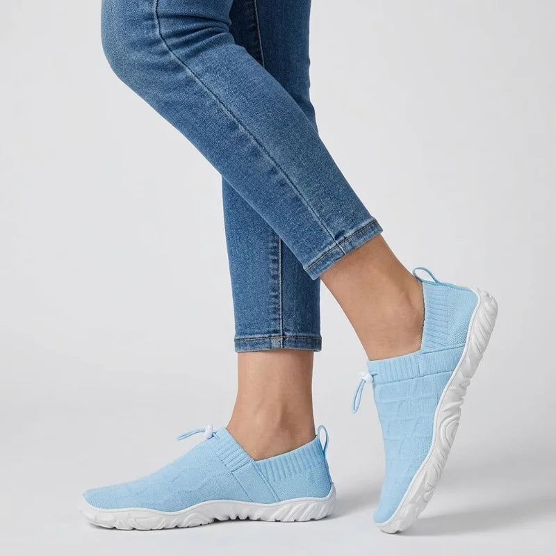 Jessie | Knit Slip-On Trainers with Drawstring Closure