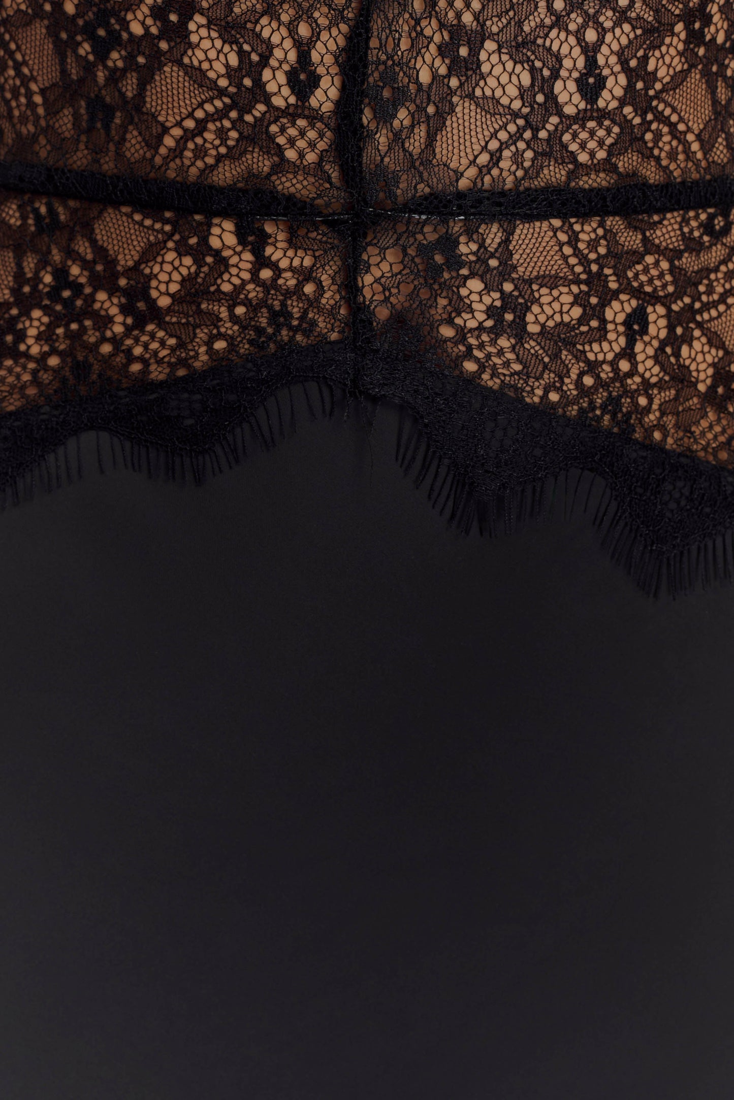 Mayreen | Black Halterneck Lace Maxi Dress
