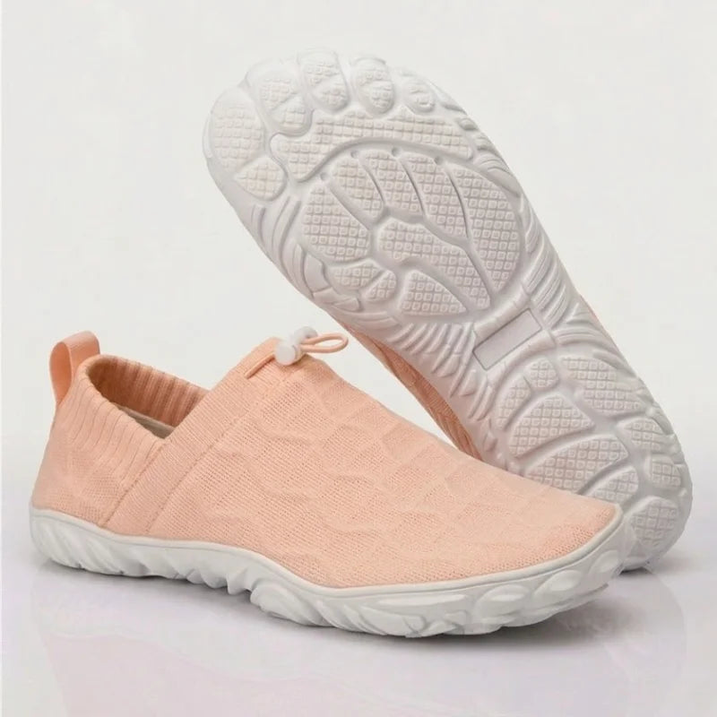 Jessie | Knit Slip-On Trainers with Drawstring Closure