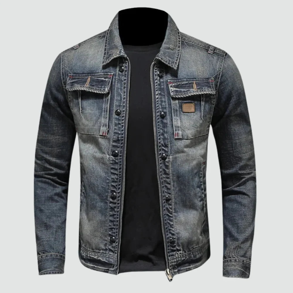 Brandon | Vintage Wash Mens Denim Jacket