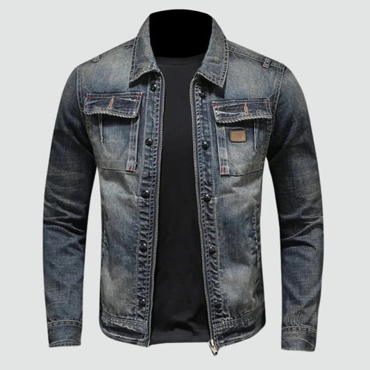 Brandon | Vintage Wash Mens Denim Jacket