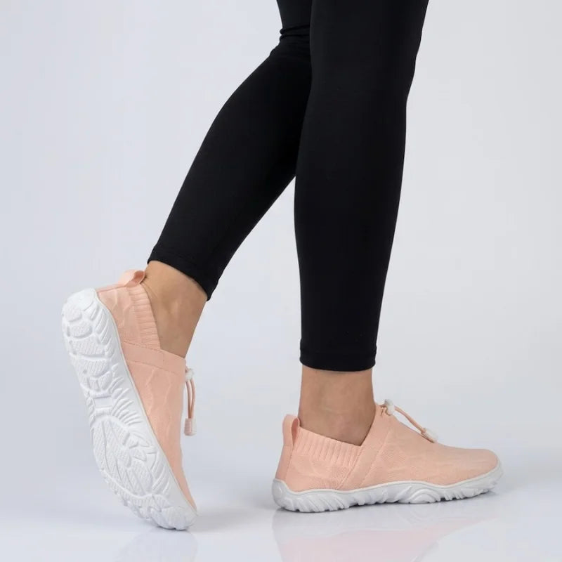 Jessie | Knit Slip-On Trainers with Drawstring Closure
