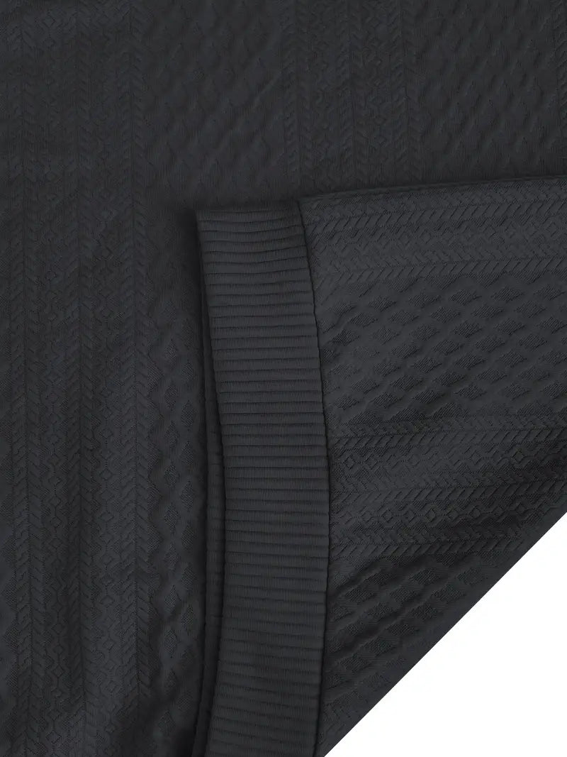 Karah | Long Sleeve Textured Knit Hooded Jumper