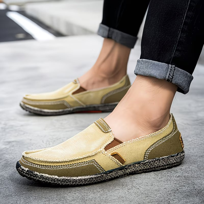 Vagner | Canvas Slip-On Casual Loafers