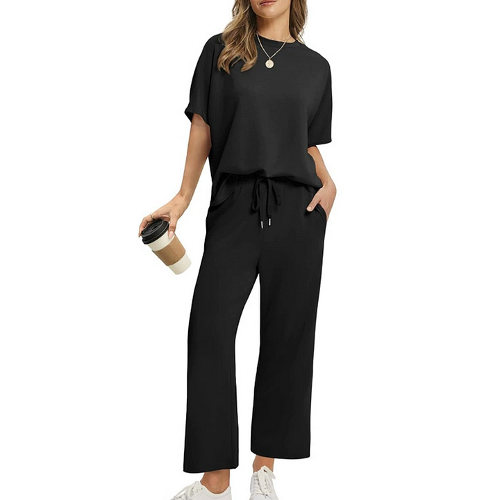 Shirona | Wide Leg Top and Trouser Set