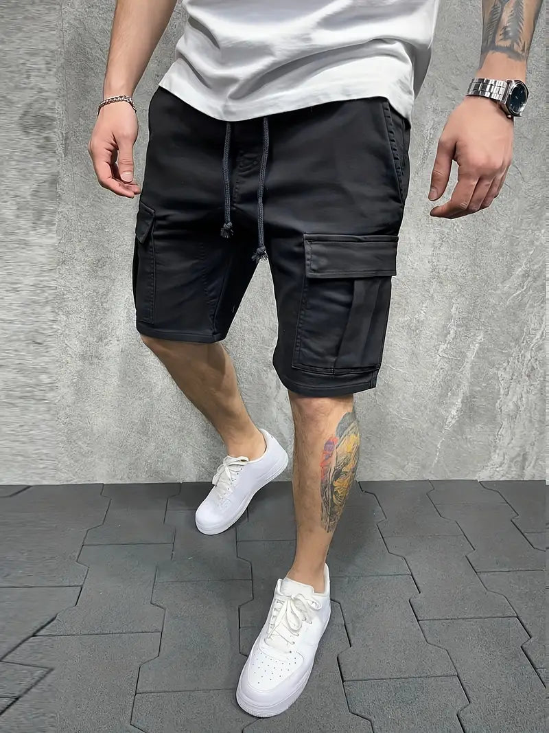 Jelte | Drawstring Mens Cargo Shorts