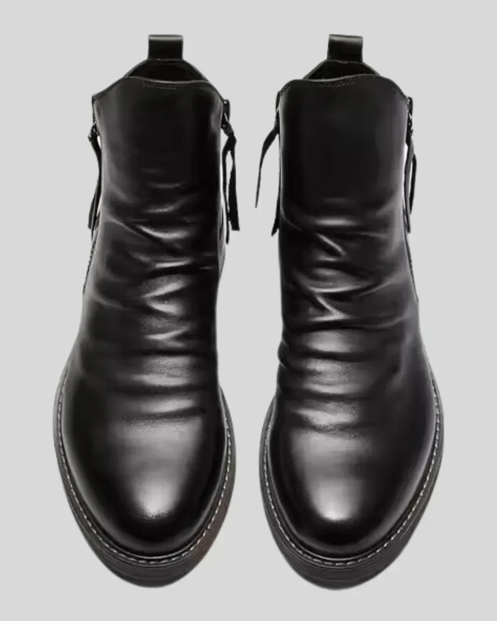 Benes | Ankle Boots with Side Zip Closure