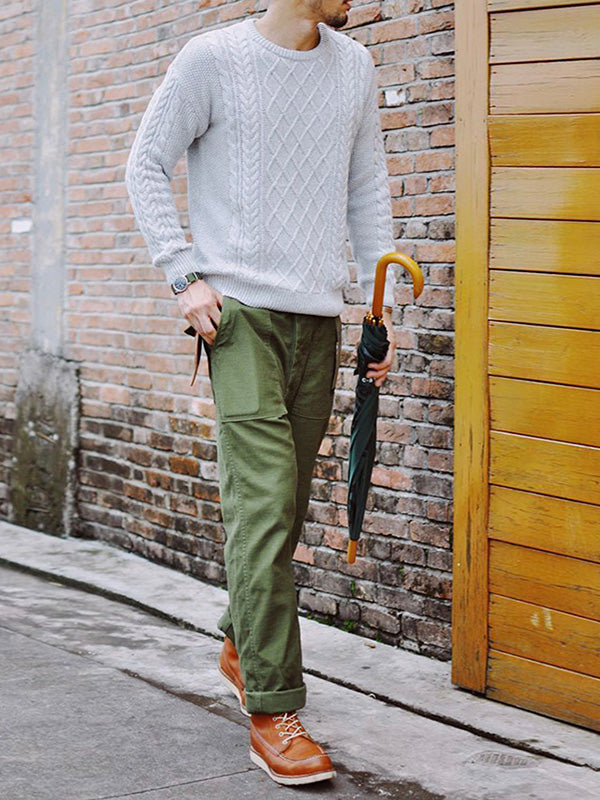 Matheos | Cargo Trousers Straight Leg Utility Fit