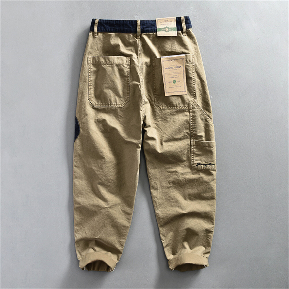 Lgnacio | Cargo Trousers with Pockets and Tapered Legs