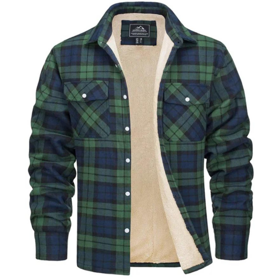 Willy | Shirt Jacket with Plaid Pattern and Lining