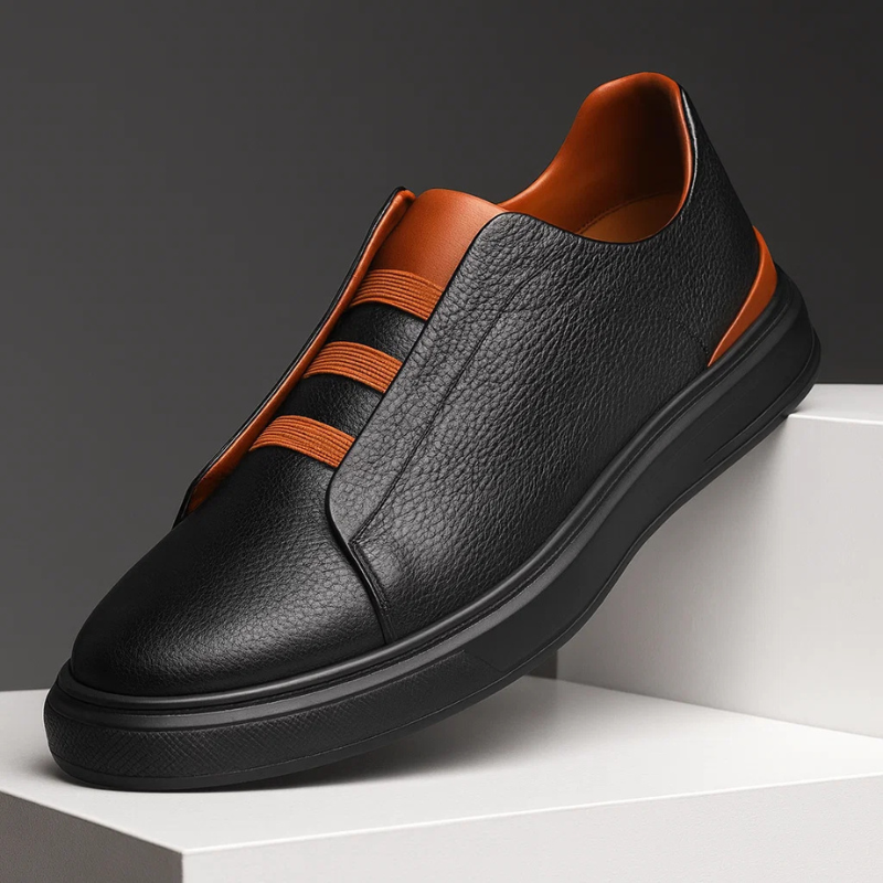 Geraldo | Slip On Casual Trainers Contrast Trim