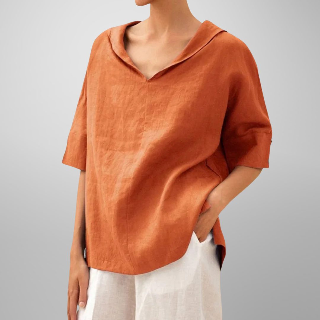 Alissa - Casual Loose-Fitting Blouse