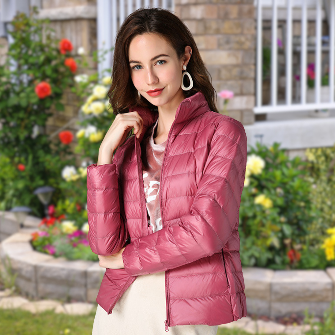 Isla | Lightweight Quilted Zip Puffer Jacket