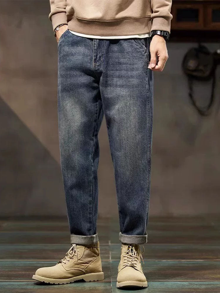 Grennar | Jeans with Vintage Wash Balloon Fit