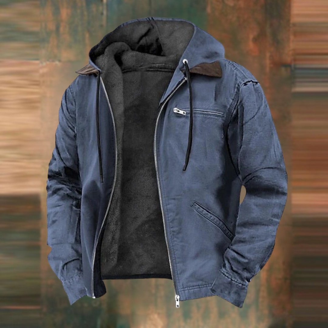 Alastair | Hooded Jacket with Zippered Chest Pocket