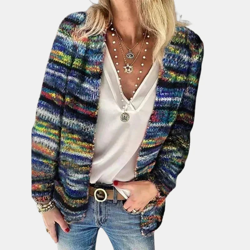 Kimbella | Multicolour Open Front Cardigan
