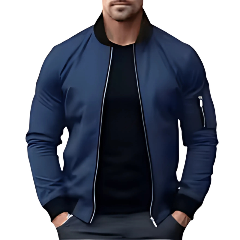 Gili | Bomber Jacket with Zip and Sleeve Pocket