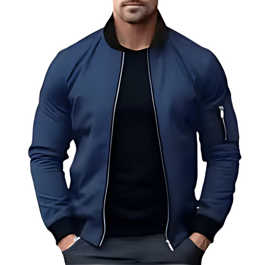 Gili | Bomber Jacket with Zip and Sleeve Pocket
