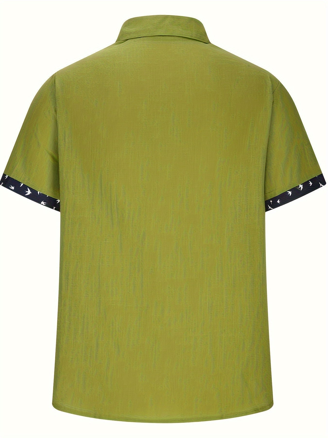 Julio - Short Sleeve Contrast Trim Button Shirt