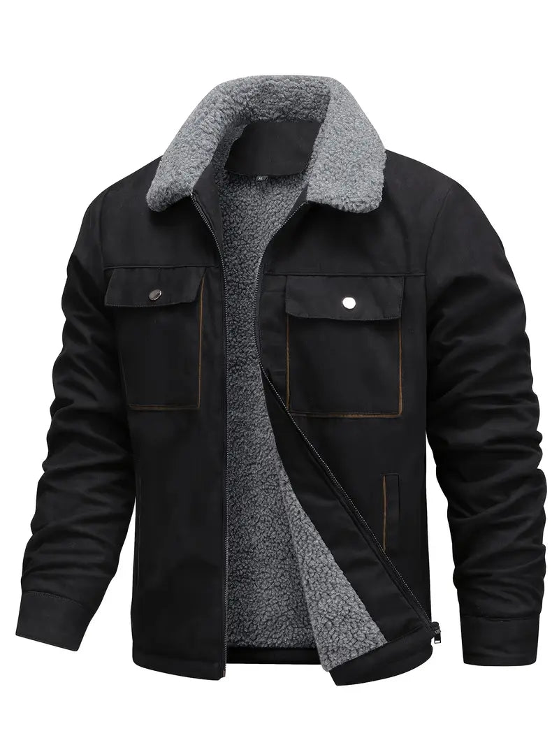 Grigory | Borg Collar Zip Jacket