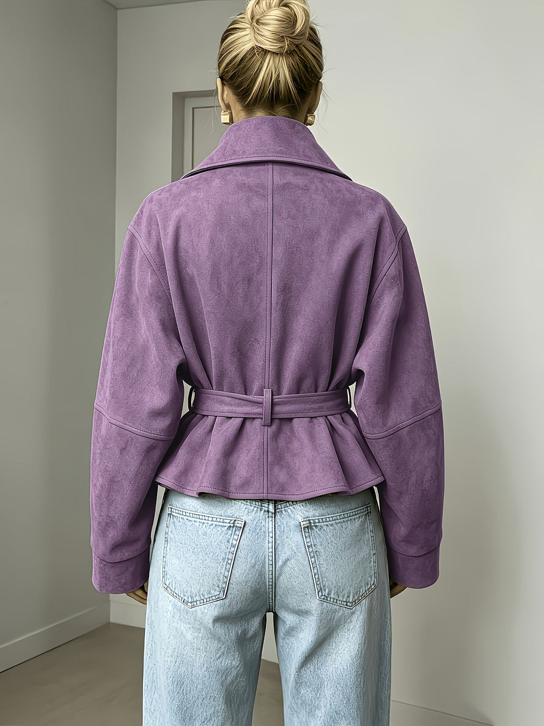Drouin | Belted Jacket with Wide Sleeves