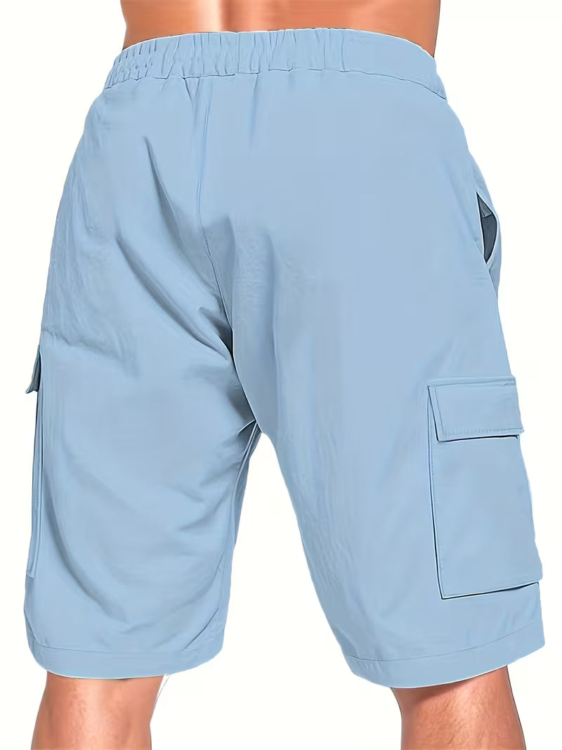 Raekwon | Cargo Shorts Drawstring Elastic Waist Relaxed Fit