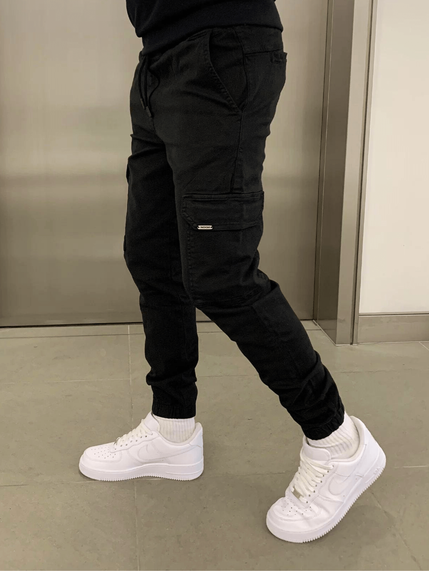 Marko - Cargo Jogger Trousers Elastic Waist Slim Fit
