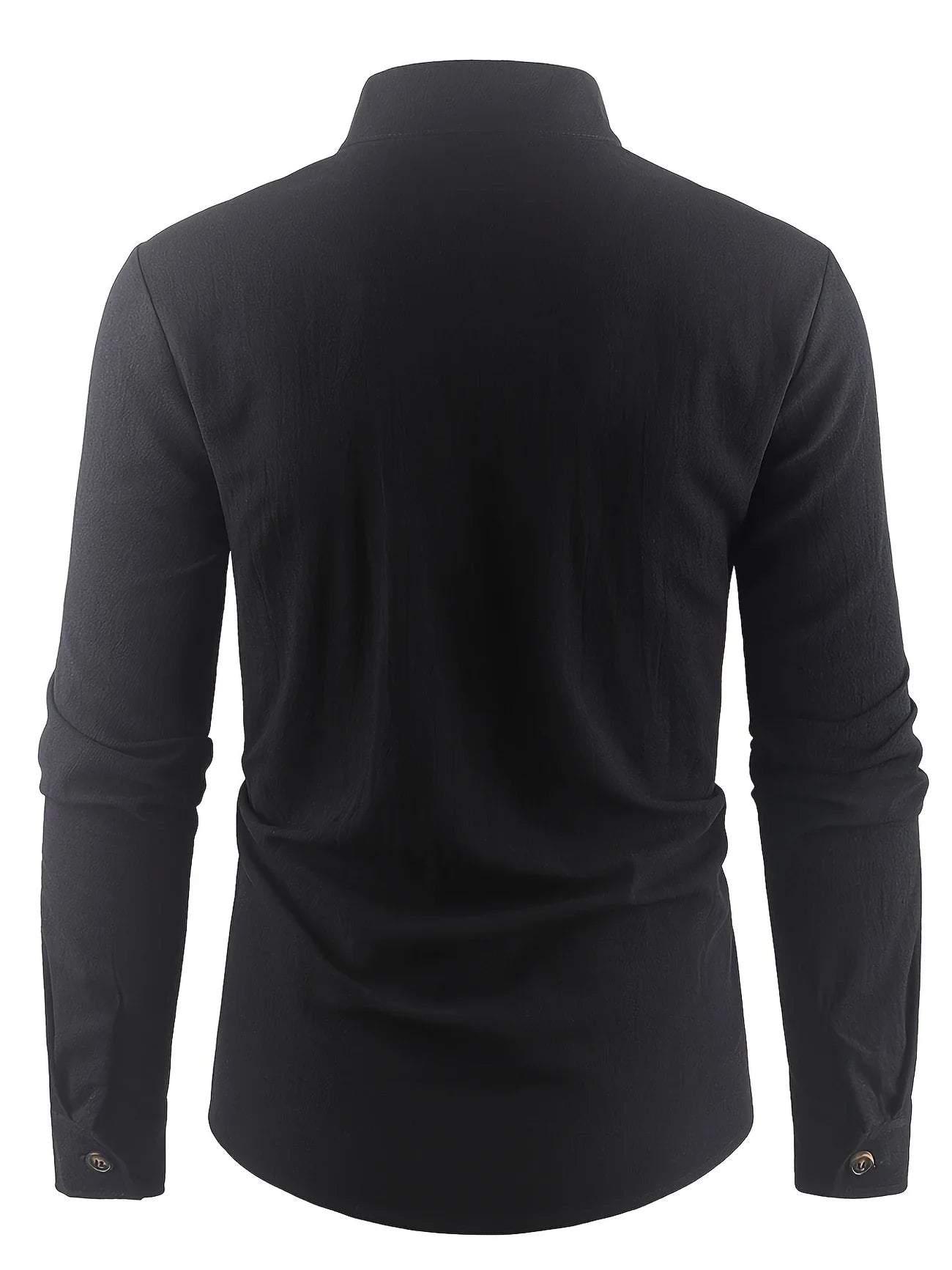 Shayne | Stand Collar Button Front Shirt
