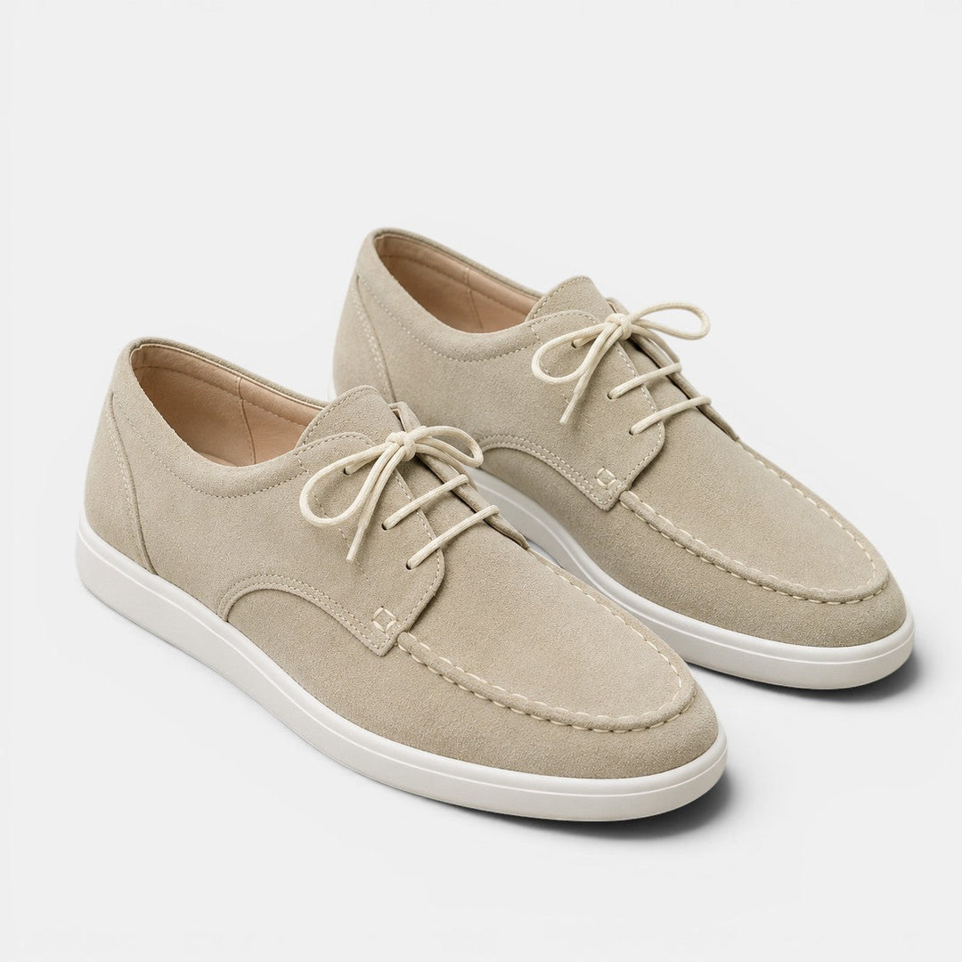 Lilian | Lace Up Shoes with Moc Toe Design