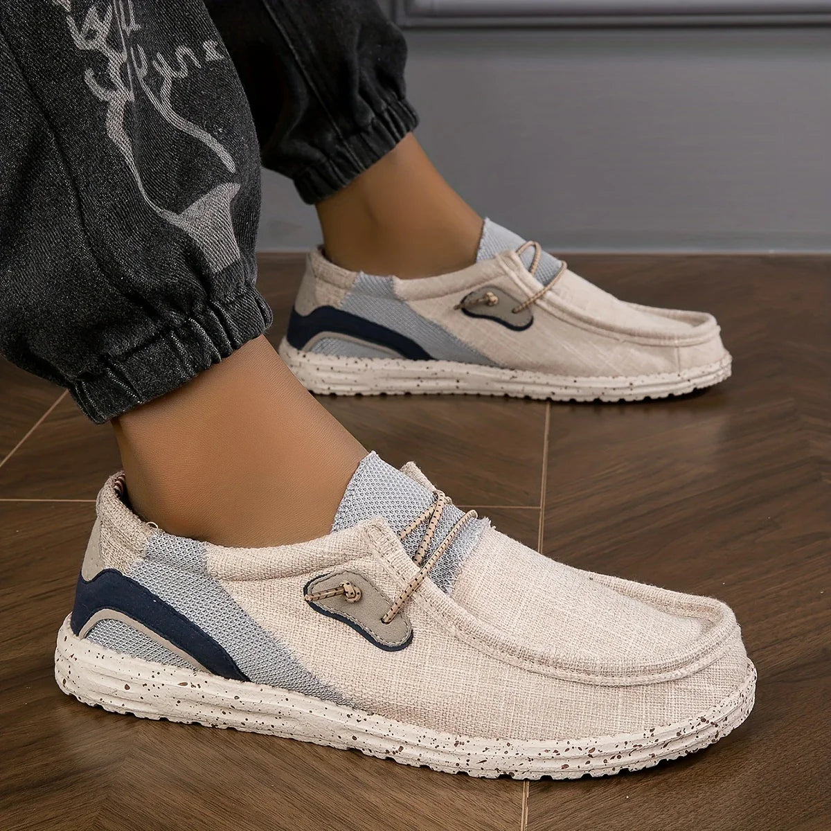 Hayes | Slip On Casual Canvas Trainers