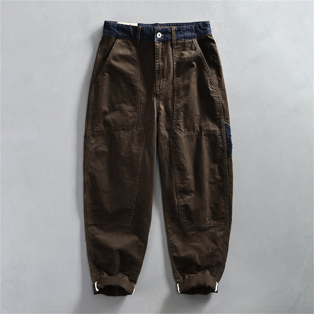 Lgnacio | Cargo Trousers with Pockets and Tapered Legs
