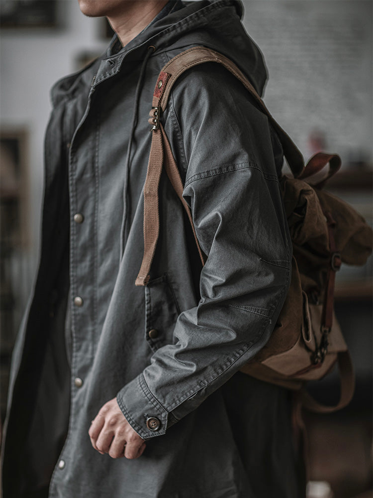 Engelbert | Hooded Longline Fishtail Parka Jacket