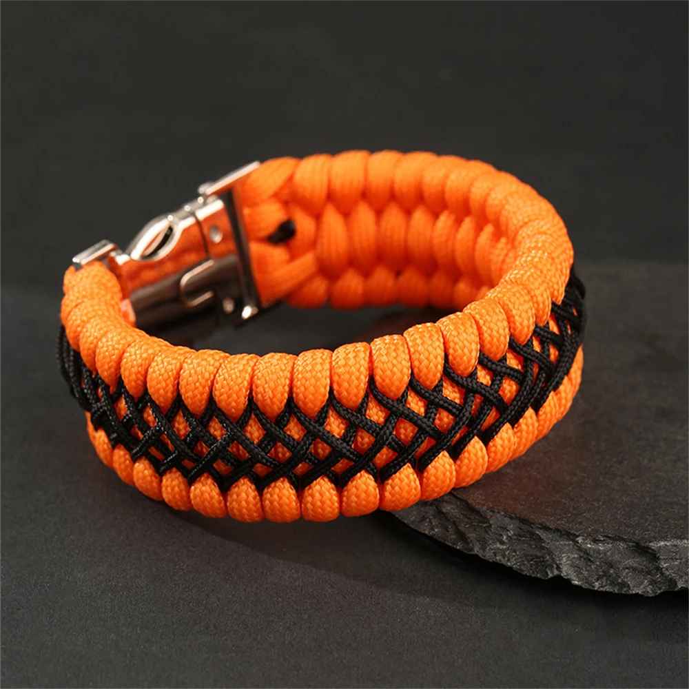 KnotVanta | Woven Cord Bracelet with Metal Buckle