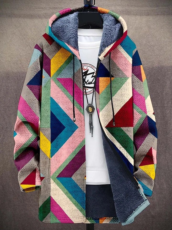 Willem | Hooded Jacket With Colour Block Print