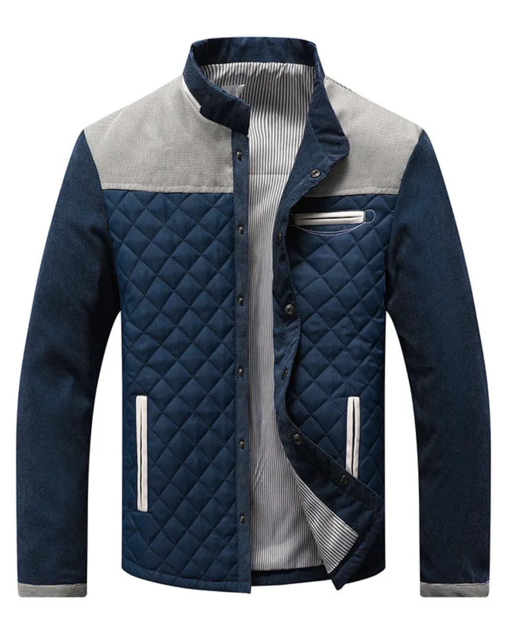 Eddie | Quilted Stand Collar Casual Jacket