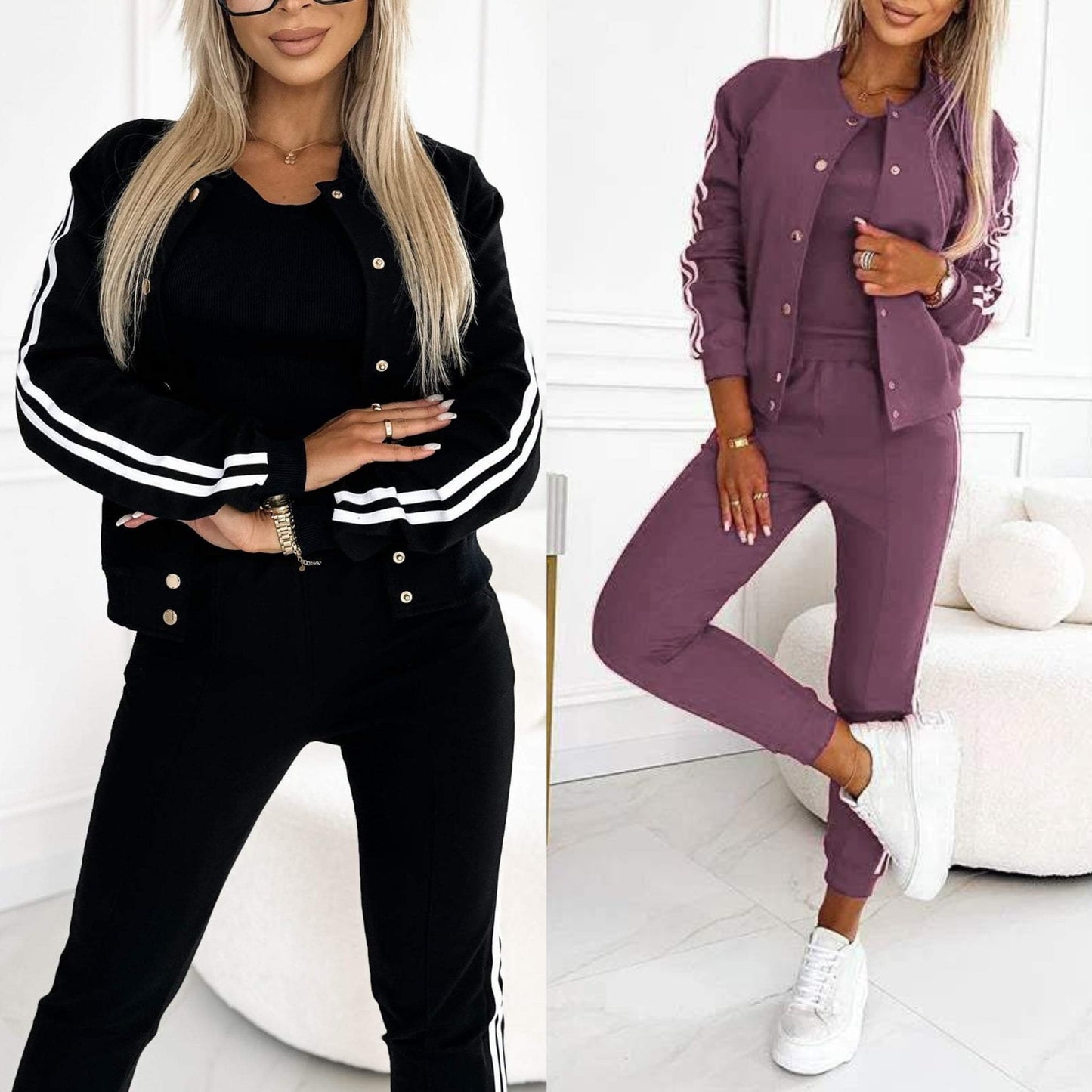 Kendra | Three Piece Jacket and Jogger Set