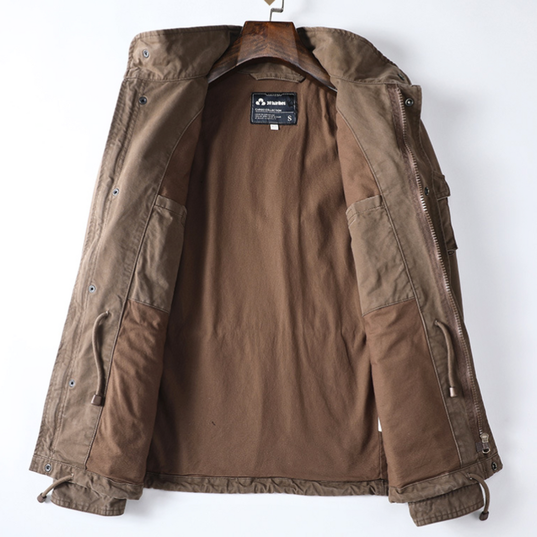 Sergei - Cargo Pocket Zip Front Jacket