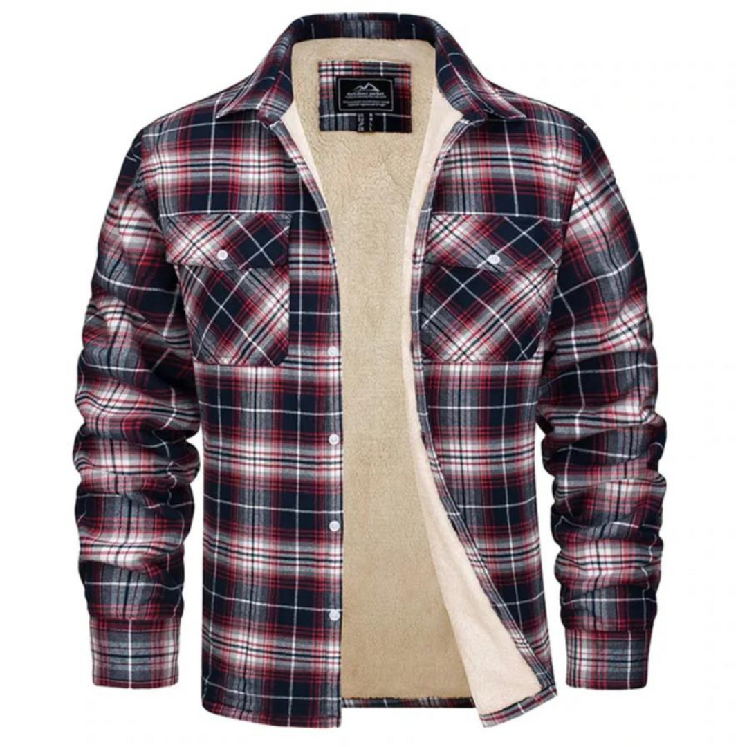 Willy | Shirt Jacket with Plaid Pattern and Lining