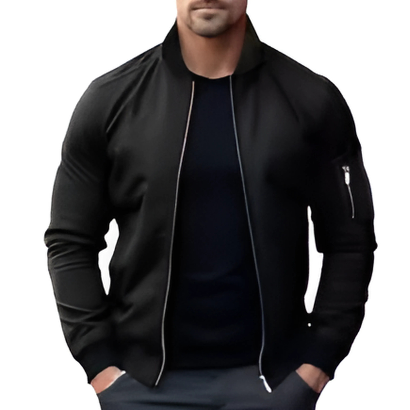 Gili | Bomber Jacket with Zip and Sleeve Pocket